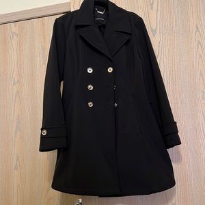 Ivanka Trump Black Peacoat Jacket. size XL